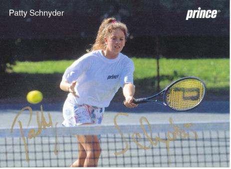 Patty Schnyder  Schweiz  Tennis Autogrammkarte original signiert 
