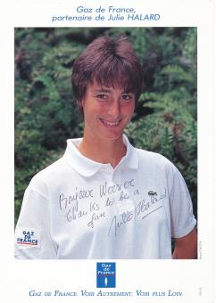 Julie Halard  Frankreich  Tennis Autogrammkarte original signiert 