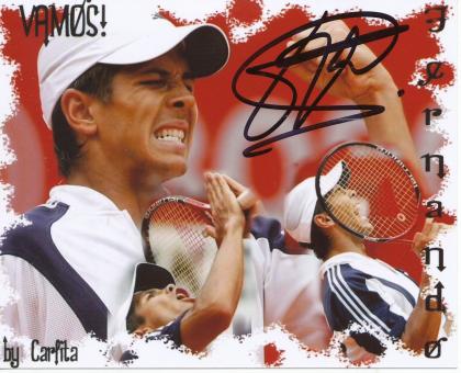 Fernando Verdasco  Spanien  Tennis Autogramm Foto original signiert 