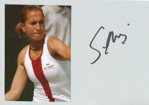 Selima Sfar  Israel  Tennis  Blankokarte original signiert 