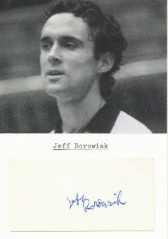 Jeff Borowiak  USA  Tennis  Blankokarte original signiert 