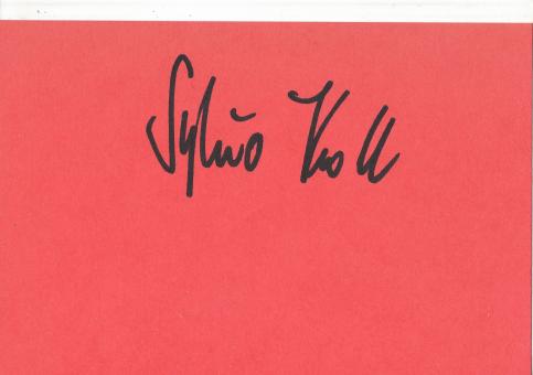 Sylvio Kroll  DDR  Turnen Autogramm Karte original signiert 