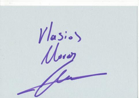 Vlassios Maras  Griechenland  1.WM 2001  Turnen Autogramm Karte original signiert 