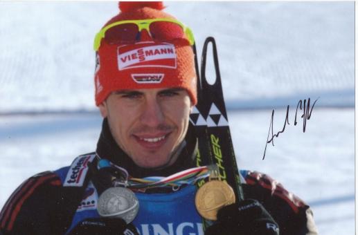 Arnd Peiffer  Biathlon Autogramm Foto original signiert 