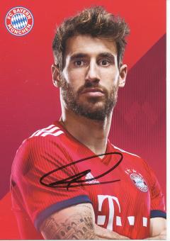 Javi Martinez   2018/2019  FC Bayern München Fußball Autogrammkarte original signiert 