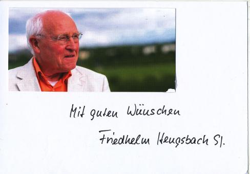 Friedhelm Hengsbach  Ökonom  Literatur Karte original signiert 