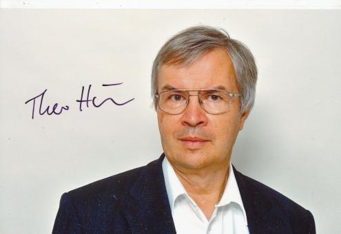 Theodor Hänsch  Nobelpreis Physik 2005  Autogramm Foto original signiert 