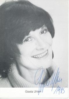 Gisela Uhlen  † 2007  Film &  TV Autogrammkarte original signiert 