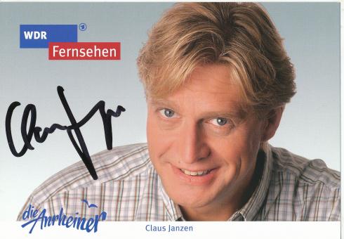 Claus Janzen   Die Anrheiner  TV  Serien Autogrammkarte original signiert 