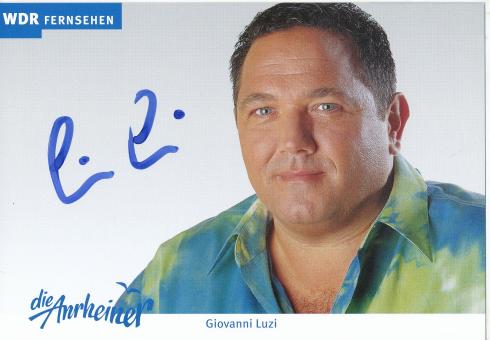 Giovanni Luzi   Die Anrheiner  TV  Serien Autogrammkarte original signiert 