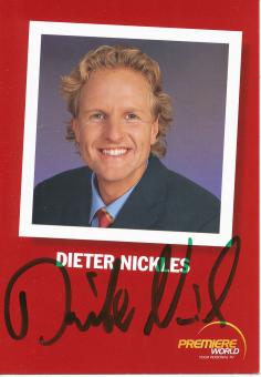 Dieter Nickels   Premiere   TV  Sender  Autogrammkarte original signiert 