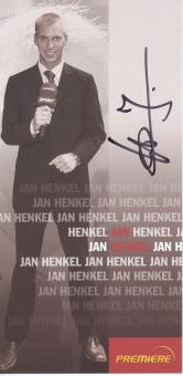 Jan Henkel   Premiere   TV  Sender  Autogrammkarte original signiert 
