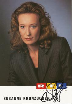 Susanne Kronzucker  RTL   TV Sender Autogrammkarte original signiert 