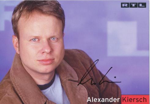 Alexander Kiersch   RTL   TV Sender Autogrammkarte original signiert 