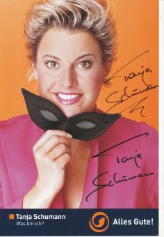 Tanja Schumann   Kabel 1   TV  Sender Autogrammkarte original signiert 