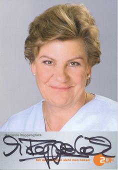 Marianne Rappenglück  Herzflimmern   ZDF  TV  Serien Autogrammkarte original signiert 
