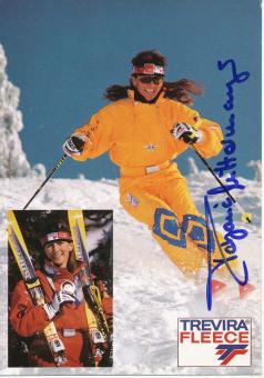 Tatjana Mittermayer  Freestyle  Ski Alpin Autogrammkarte original signiert 
