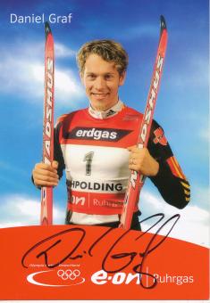 Daniel Graf  Biathlon  Autogrammkarte original signiert 