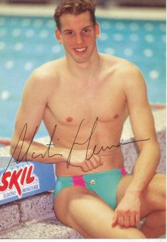 Martin Herrmann  Schwimmen Autogrammkarte original signiert 