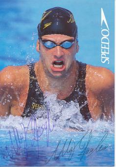 Massimiliano Rosolino  Italien  Schwimmen Autogrammkarte original signiert 