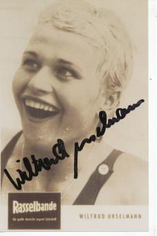 Wiltrud Urselmann   Schwimmen Autogramm Foto original signiert 