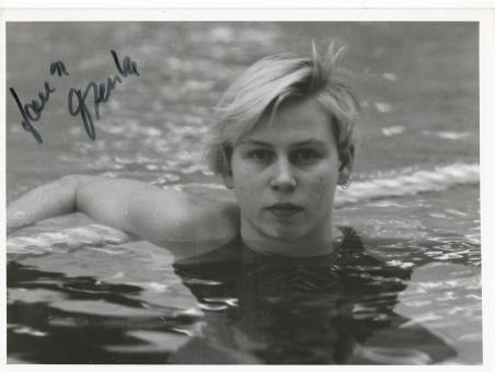 Jana Henke  DDR   Schwimmen Autogramm Foto original signiert 