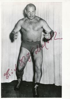 Erich Koltschak  Wrestler  altes Autogramm  Foto original signiert 