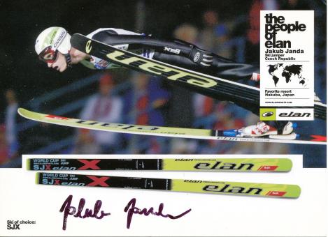 Jakub Janda  CZE  Skispringen  Autogrammkarte original signiert 