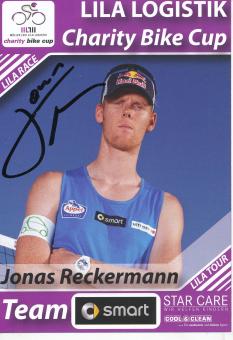 Jonas Reckermann  Beachvolleyball  Autogrammkarte original signiert 