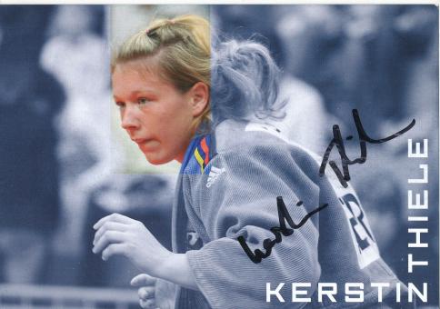 Kerstin Thiele  Judo  Autogrammkarte  original signiert 