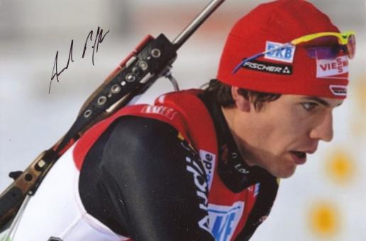 Arnd Peiffer   Biathlon Autogramm Foto original signiert 