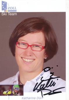 Katharina Dürr   Ski Alpin Autogrammkarte original signiert 