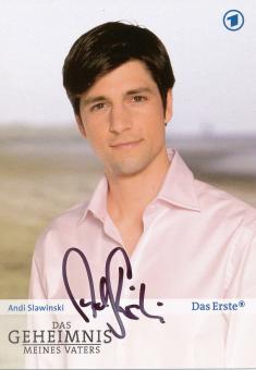 Andi Slawinski  Das Geheimnis meines Vaters   ARD  TV Serien Autogrammkarte original signiert 