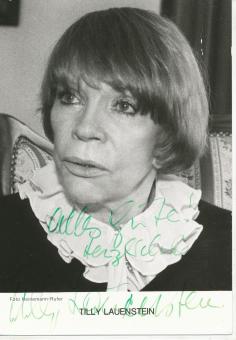 Tilly Lauenstein  † 2002  Film & TV  Autogrammkarte  original signiert 