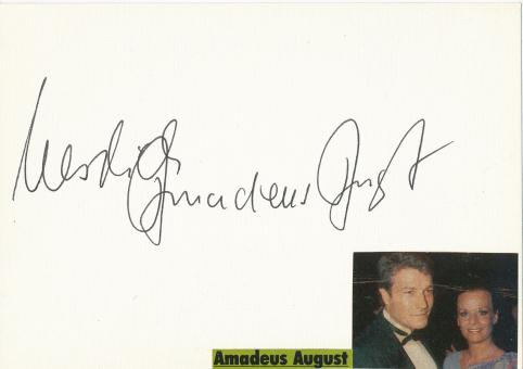 Amadeus August † 1992  Film & TV  Karte original signiert 
