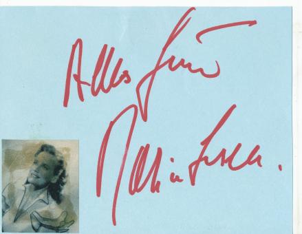 Maria Schell † 2005  Film & TV  Karte original signiert 