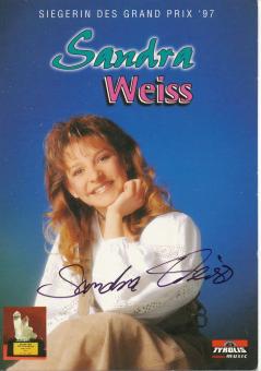 Sandra Weiss   Musik  Autogrammkarte original signiert 