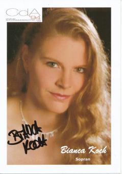 Bianca Koch  Sopranistin  Musik  Autogrammkarte original signiert 
