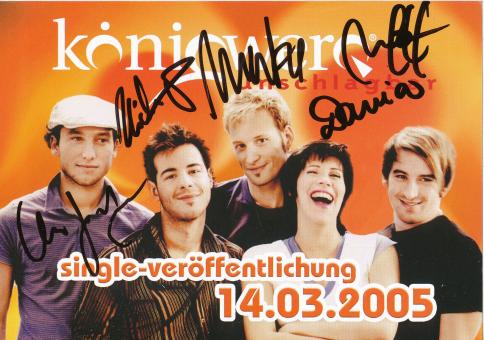 Königwerk   Musik  Autogrammkarte original signiert 