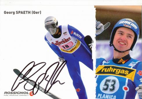 Georg Späth  Skispringen  Autogrammkarte original signiert 