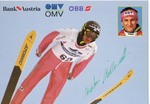 Martin Höllwarth  Österreich  Skispringen  Autogrammkarte original signiert 