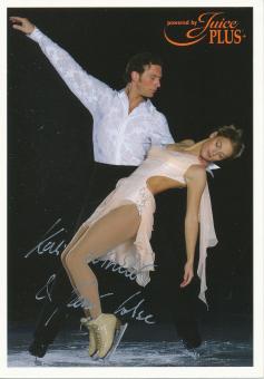 Kati Winkler & Rene Lohse   Eiskunstlauf Autogrammkarte original signiert 