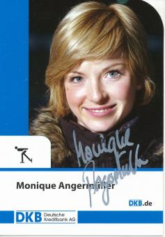 Monique Angermüller  Eisschnellauf  Autogrammkarte original signiert 