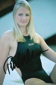 Petra Dallmann  Schwimmen  Autogramm Foto original signiert 