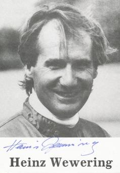 Heinz Wewering  Reiten  Autogrammkarte original signiert 