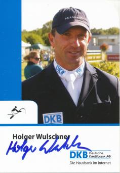 Holger Wulschner  Reiten  Autogrammkarte original signiert 