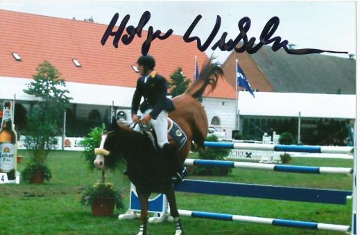 Holger Wulschner   Reiten  Autogramm  Foto original signiert 