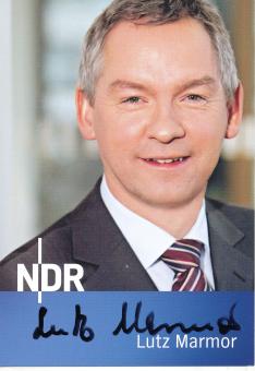 Lutz Marmor   NDR  ARD  TV  Sender Autogrammkarte original signiert 