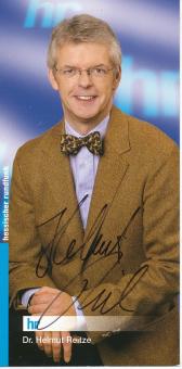 Dr.Helmut Reitze  HR   TV  Sender  Autogrammkarte original signiert 