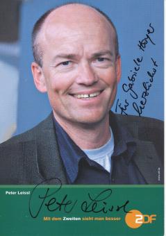 Peter Leissl   ZDF  TV Sender Autogrammkarte original signiert 